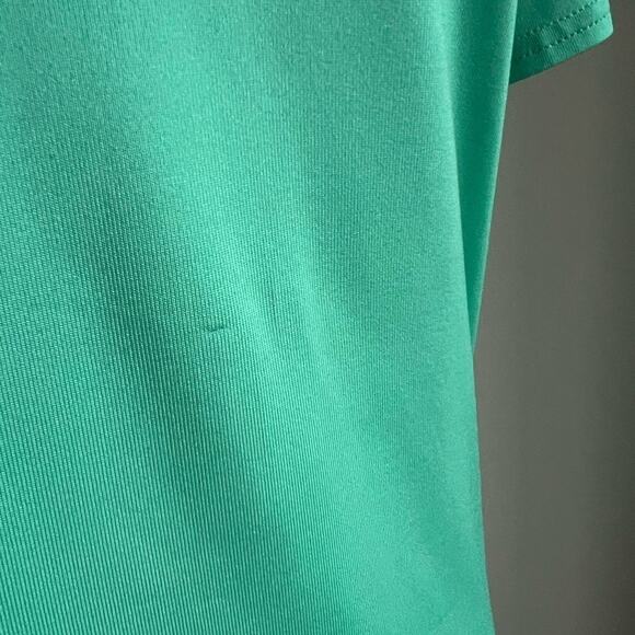 PATAGONIA WOMENS GAMUT ATHLETIC SHORT SLEEVE T SHIRT GREEN SIZE MEDIUM - Picture 5 of 7